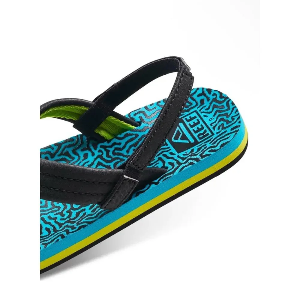 Reef Toddler Kids Ahi Flip Flop Sandals Water Friendly Backstrap (Size 6)